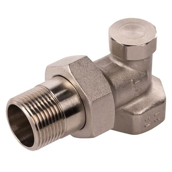 Вентиль на обратную подводку угловой Royal Thermo 3/4"
